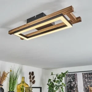 hofstein Plafonnier Ayajasco LED Écru, Noir, 1 lumière* Lampes Modernes