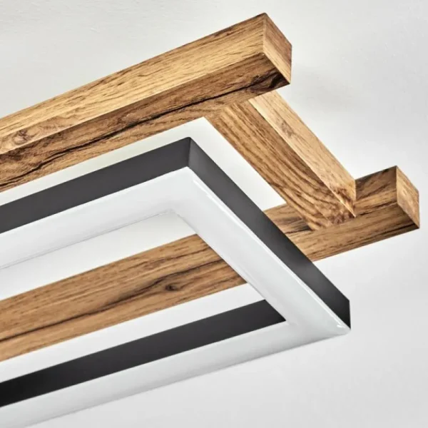 hofstein Plafonnier Ayajasco LED Écru, Noir, 1 lumière* Lampes Modernes