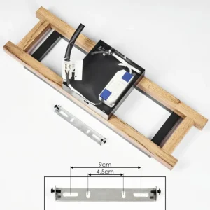 hofstein Plafonnier Ayajasco LED Écru, Noir, 1 lumière* Lampes Modernes