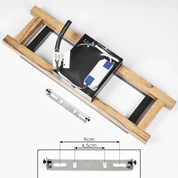hofstein Plafonnier Ayajasco LED Écru, Noir, 1 lumière* Lampes Modernes