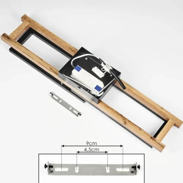hofstein Plafonnier Ayajasco LED Écru, Noir, 1 lumière* Lampes Modernes