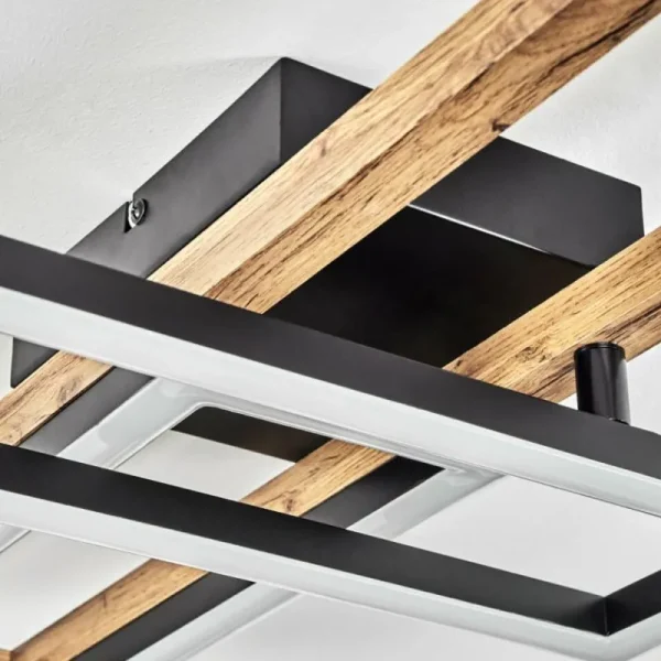 hofstein Plafonnier Ayajasco LED Écru, Noir, 1 lumière* Lampes Modernes