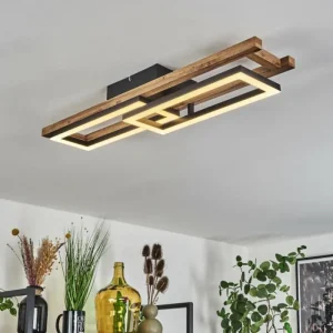 hofstein Plafonnier Ayajasco LED Écru, Noir, 1 lumière* Lampes Modernes