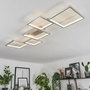hofstein Plafonnier Bacolod LED Argenté, 1 lumière* Lampes Modernes