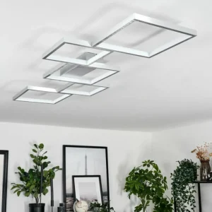 hofstein Plafonnier Bacolod LED Argenté, 1 lumière* Lampes Modernes