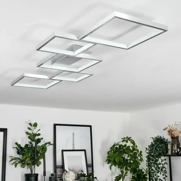 hofstein Plafonnier Bacolod LED Argenté, 1 lumière* Lampes Modernes
