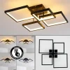 hofstein Plafonnier Bacolod LED Noir, 1 lumière* Lampes Modernes