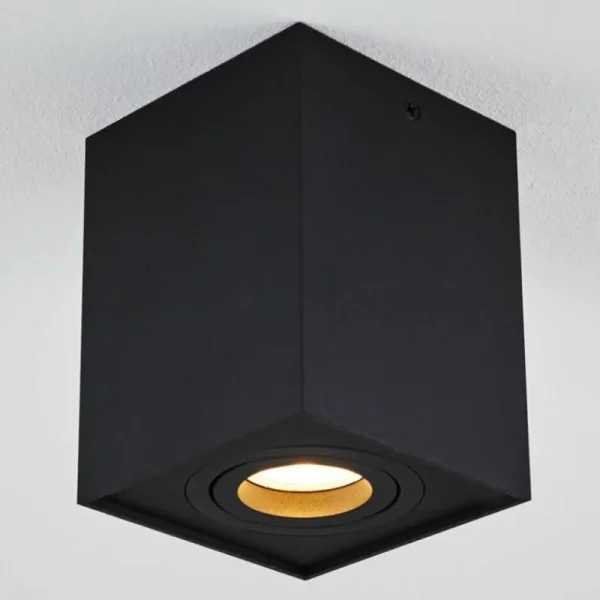 hofstein Plafonnier Baishan Noir, 1 lumière* Lampes Modernes