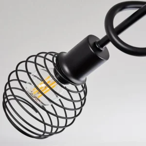 hofstein Plafonnier Ballis Écru, Noir, 3 lumières* Lampes Modernes