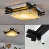 hofstein Plafonnier Balouta Noir, Blanc, 1 lumière* Lampes Modernes