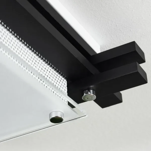 hofstein Plafonnier Balouta Noir, Blanc, 1 lumière* Lampes Modernes