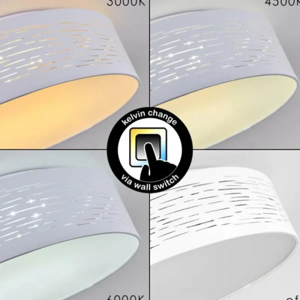 hofstein Plafonnier Bandol LED Blanc, 1 lumière* Lampes Modernes