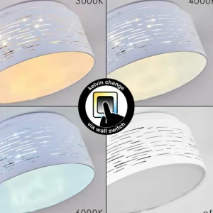 hofstein Plafonnier Bandol LED Blanc, 1 lumière* Lampes Modernes