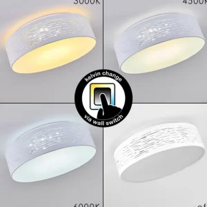 hofstein Plafonnier Bandol LED Blanc, 1 lumière* Lampes Modernes