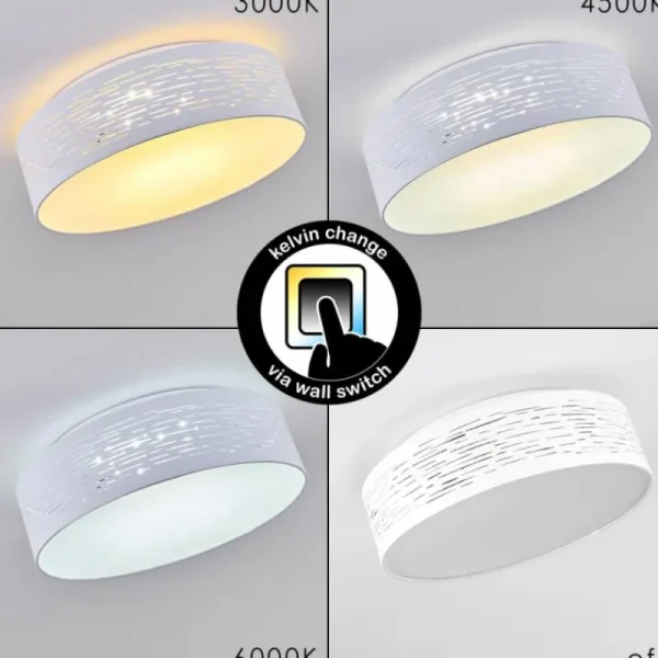 hofstein Plafonnier Bandol LED Blanc, 1 lumière* Lampes Modernes