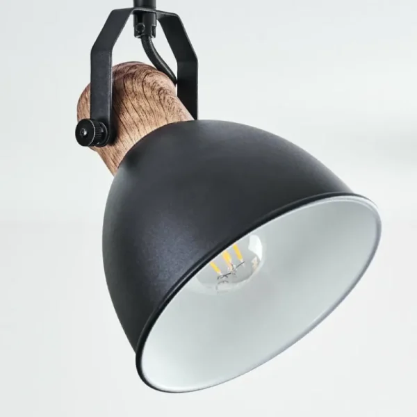 hofstein Plafonnier Banjul Brun, Noir, 4 lumières* Lampes Modernes