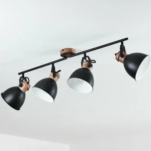 hofstein Plafonnier Banjul Brun, Noir, 4 lumières* Lampes Modernes