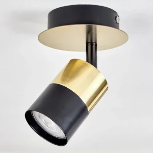 hofstein Plafonnier Barasat Laiton, Noir, 1 lumière* Lampes Modernes