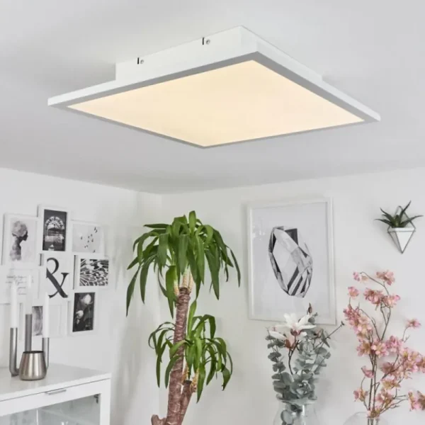 hofstein Plafonnier Barasat LED Blanc, 1 lumière* Lampes Modernes