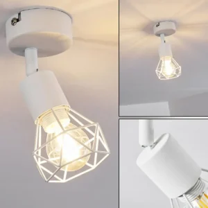 hofstein Plafonnier Baripada Blanc, 1 lumière* Lampes Modernes