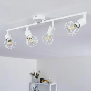 hofstein Plafonnier Baripada Blanc, 4 lumières* Lampes Modernes