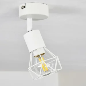 hofstein Plafonnier Baripada Blanc, 1 lumière* Lampes Modernes