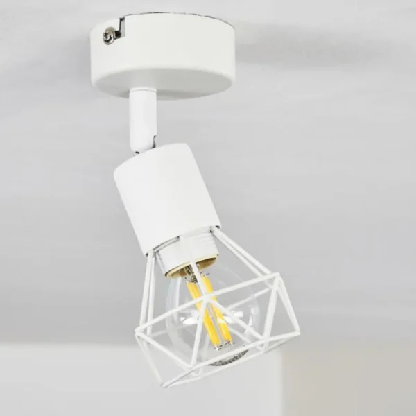 hofstein Plafonnier Baripada Blanc, 1 lumière* Lampes Modernes