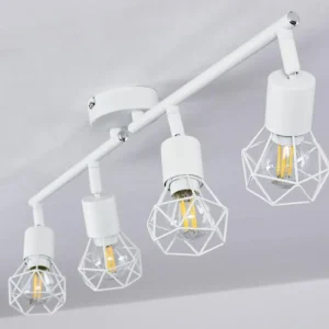 hofstein Plafonnier Baripada Blanc, 4 lumières* Lampes Modernes