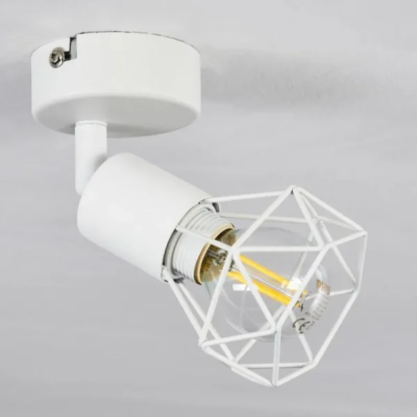 hofstein Plafonnier Baripada Blanc, 1 lumière* Lampes Modernes