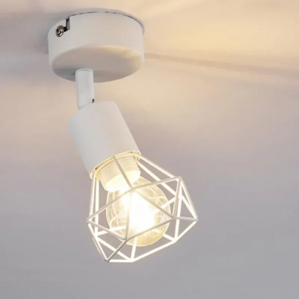 hofstein Plafonnier Baripada Blanc, 1 lumière* Lampes Modernes