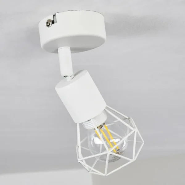 hofstein Plafonnier Baripada Blanc, 1 lumière* Lampes Modernes