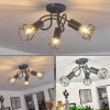 hofstein Plafonnier Baripada Gris, 3 lumières* Lampes Modernes