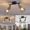 hofstein Plafonnier Baripada Laiton, Noir, 2 lumières* Lampes Modernes