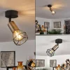 hofstein Plafonnier Baripada Laiton, Noir, 1 lumière* Lampes Modernes
