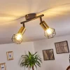 hofstein Plafonnier Baripada Laiton, Noir, 2 lumières* Lampes Modernes