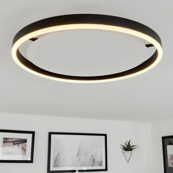 hofstein Plafonnier Barril LED Blanc, 1 lumière* Lampes Modernes