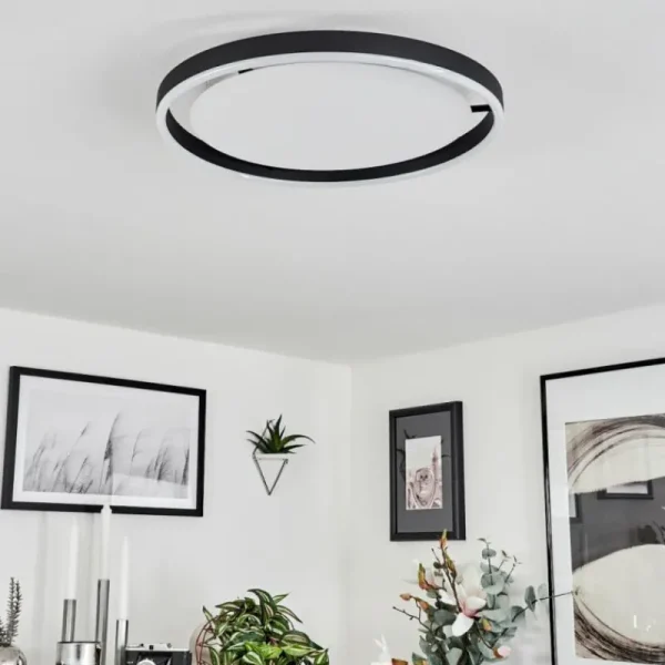 hofstein Plafonnier Barril LED Blanc, 1 lumière* Lampes Modernes