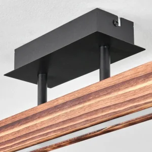 hofstein Plafonnier Barron LED Noir, 1 lumière* Lampes Modernes