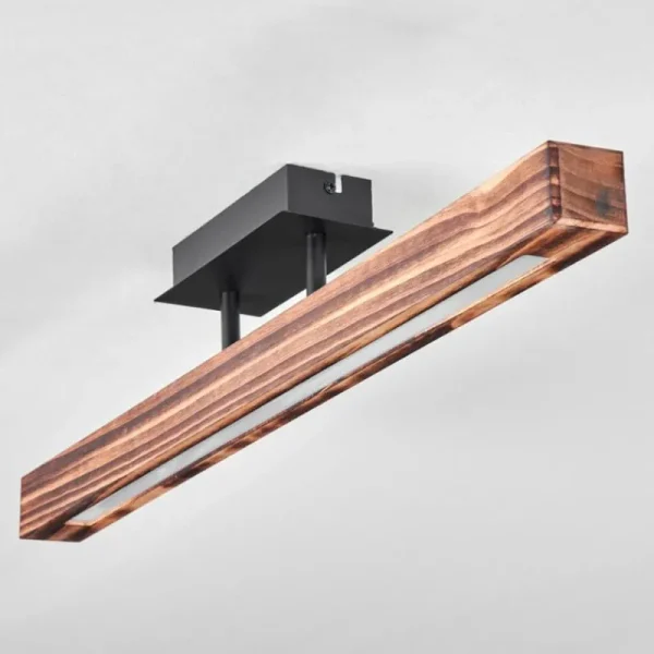 hofstein Plafonnier Barron LED Noir, 1 lumière* Lampes Modernes