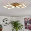 hofstein Plafonnier Batuna LED Nickel mat, 1 lumière* Lampes Modernes