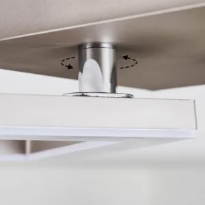 hofstein Plafonnier Batuna LED Nickel mat, 1 lumière* Lampes Modernes