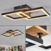 hofstein Plafonnier Bealo LED Brun, Couleur bois, 1 lumière* Lampes Modernes