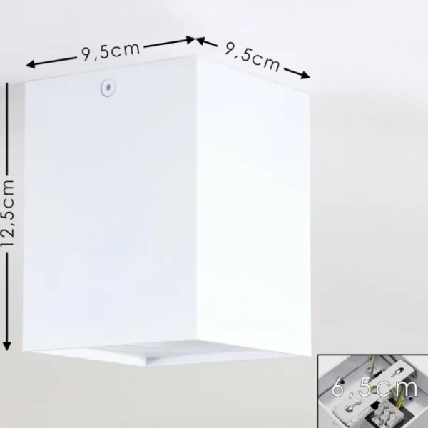hofstein Plafonnier Betsie Blanc, 1 lumière* Lampes Modernes
