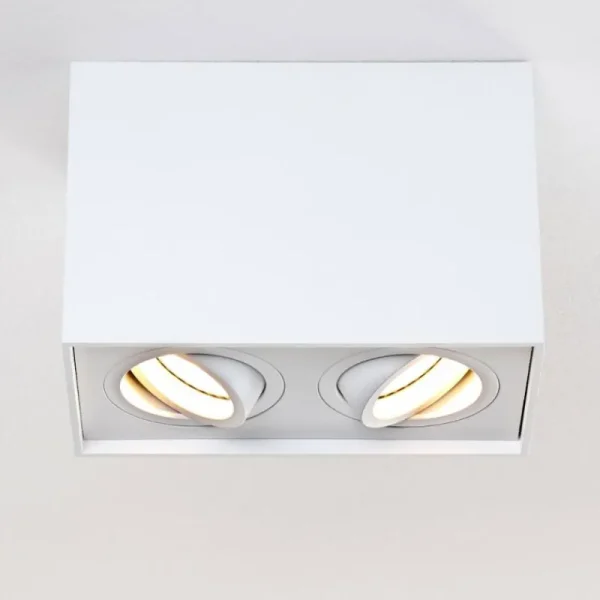 hofstein Plafonnier Betsie Blanc, 2 lumières* Lampes Modernes