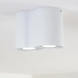 hofstein Plafonnier Betsie Blanc, 2 lumières* Lampes Modernes