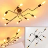 hofstein Plafonnier Bogno Noir, 8 lumières* Lampes Modernes