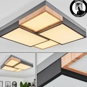hofstein Plafonnier Bornos LED Anthracite, 1 lumière* Lampes Modernes