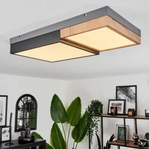 hofstein Plafonnier Bornos LED Anthracite, 1 lumière* Lampes Modernes