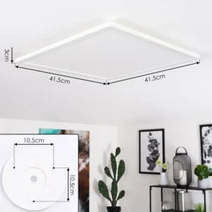 hofstein Plafonnier Boyero LED Blanc, 1 lumière* Lampes Modernes
