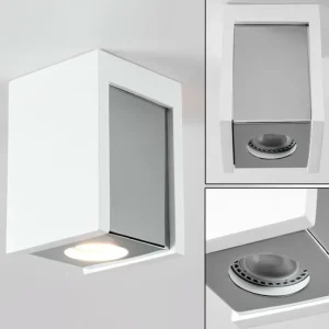 hofstein Plafonnier Braslo Chrome, Blanc, 1 lumière* Lampes Modernes